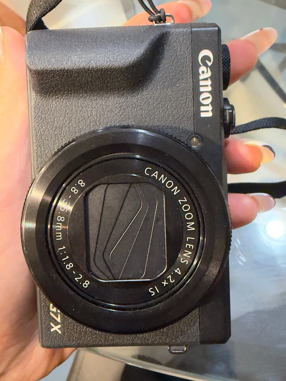 Canon Black Compact Digital Camera with Flip-Out Screen